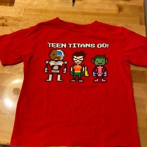 Red Teens Titans Go! Boys T-shirt